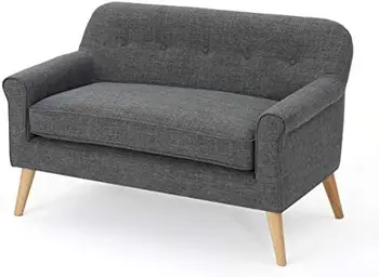 Современный диван середины века, серый