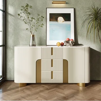 Современный минималистичный буфет, шиферный шкаф, консольный столик в прихожей, Кухонные журнальные столики, Кухонная мебель Aparador