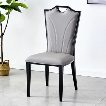 Современный обеденный стул Readingr Relax Эргономичный Компьютерный Кожаный Домашний стул Nordic Single Fauteuil Design Роскошная мебель MZY
