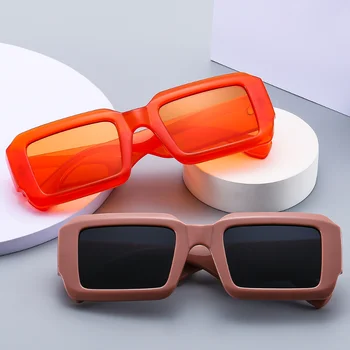 Солнцезащитные очки в маленькой оправе, Новые Квадратные Ретро-солнцезащитные очки с защитой от ультрафиолета, мужские и женские солнцезащитные очки для путешествий за рулем на открытом воздухе