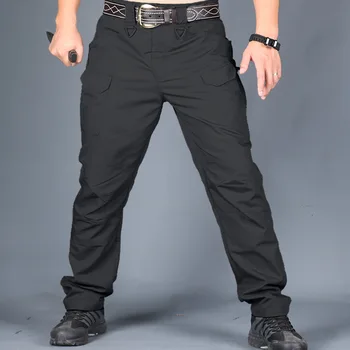 Тактические брюки Мужские 2023 Летние походные Легкие брюки Эластичные охотничьи быстросохнущие брюки Брюки с несколькими карманами