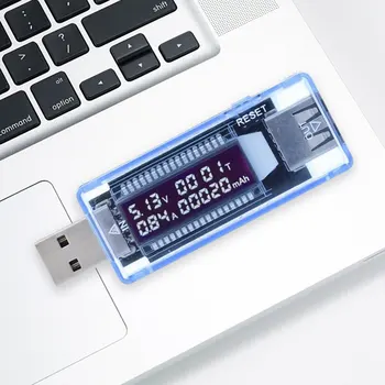 Тестер USB-зарядного устройства, Вольтметр, амперметр, Цифровая проверка емкости аккумулятора, тестер электрического тока, инструменты для обнаружения мобильной мощности