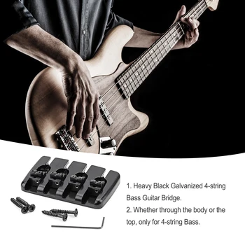 Удобные Инструменты для замены гитары с 4-струнным басовым седлом, мостиком и хвостовиком