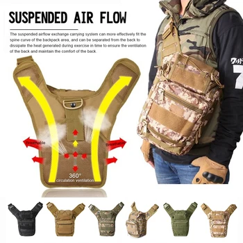 Уличная военно-тактическая стропа, спортивная дорожная нагрудная сумка, сумка через плечо для мужчин, женские сумки через плечо, Походное снаряжение для кемпинга