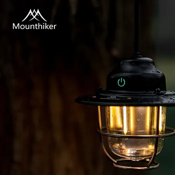 Уличная ретро походная лампа для зарядки гостей Портативные походные принадлежности для кемпинга Походные гаджеты Мультитул