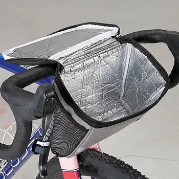 Универсальная сумка для велосипеда, большая вместительная сумка на передней раме, Светоотражающие предметы для хранения, прочная сумка на руль
