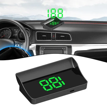 Универсальный HUD GPS Головной Дисплей Спидометр Одометр Автомобиля Цифровая Скорость Аксессуары Для Автомобильной Электроники Головной Дисплей