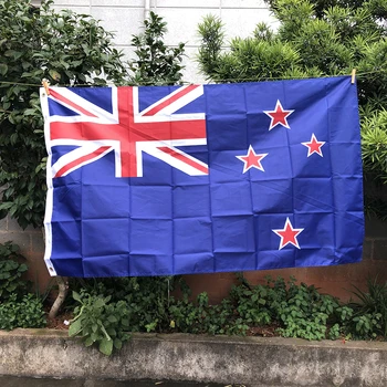 Флаг Z-ONE 3x5 футов Флаг Новой Зеландии 90x150 см полиэстер подвесной Флаг Новой Зеландии Внутреннее Наружное украшение дома