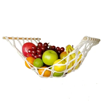 Фруктовый гамак из макраме Под шкаф для хранения фруктов, сетка для овощей в стиле Бохо