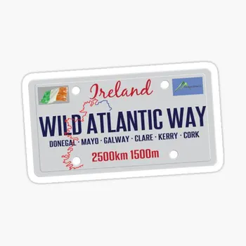Футболка Wild Atlantic Way Ireland 5ШТ автомобильных наклеек для наклеек Милый декор Арт Домашний бампер Гостиная принт Аниме