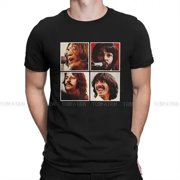 Футболка с фотографиями музыкальной группы Beatle Homme Men Tees 4XL 5XL 6XL, футболка из 100% хлопка