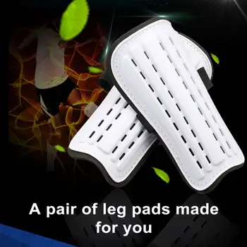 Футбольные щитки для ног Легкие ударопрочные футбольные щитки для голени С крепежной лентой для нескользящей защиты голени ног