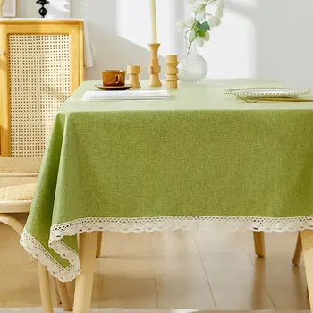 Хлопчатобумажная и льняная водонепроницаемая ткань, одноразовый коврик для стола с подогревом, прямоугольный стол для чая с едой table_AN2116