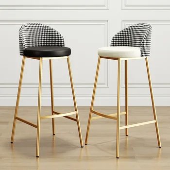 эргономичные Офисные барные стулья золотого дизайна Nordic High Luxury современная стойка для отдыха Трон Барные стулья bancos de bar Furniture HY